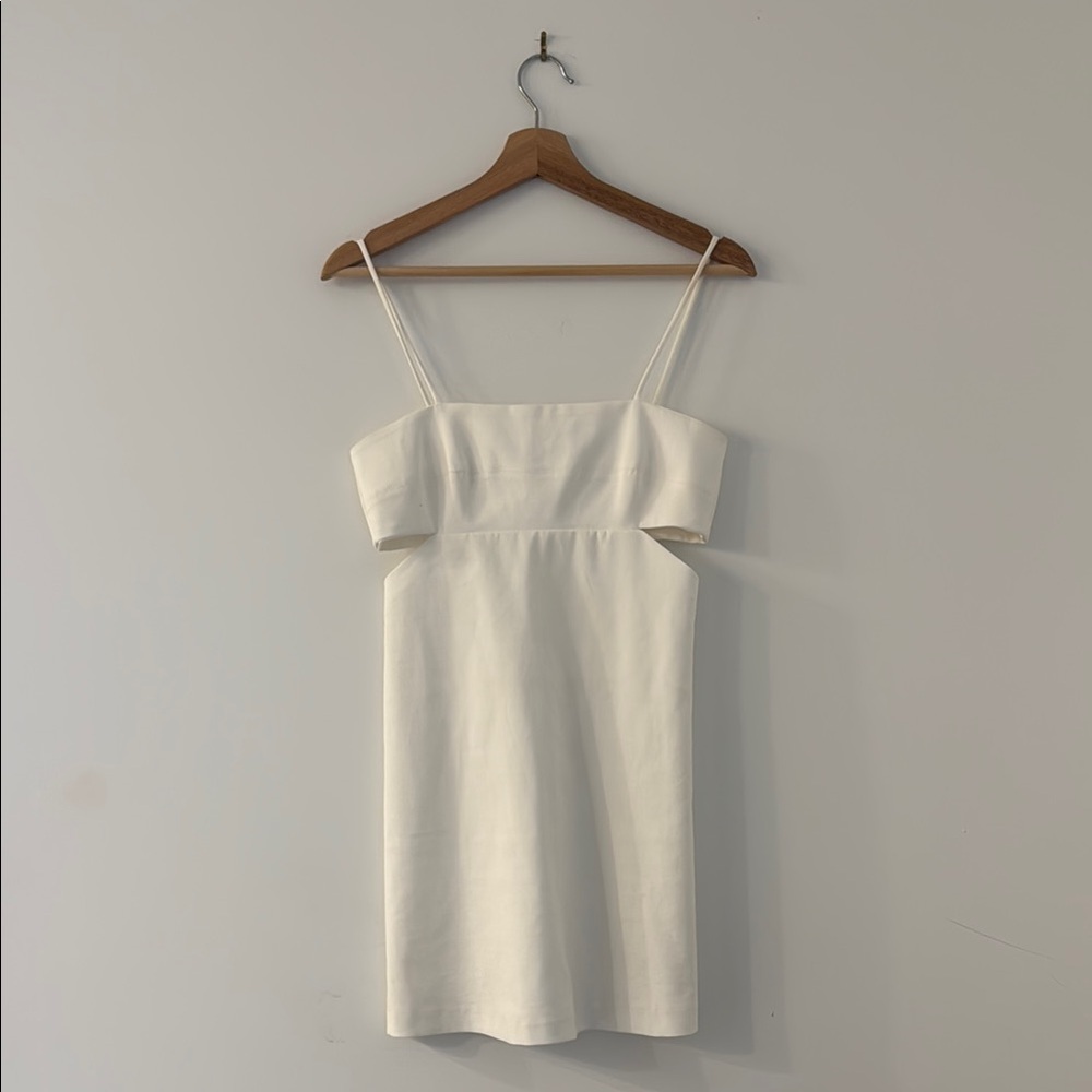 Zara Cream Spaghetti Strap Sundress